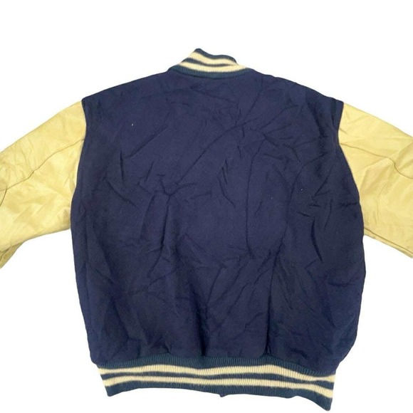 Lock Creek Athletics Letterman Jacket Men Large Blue Gold SMOA Champions Vintage - Picture 2 of 9